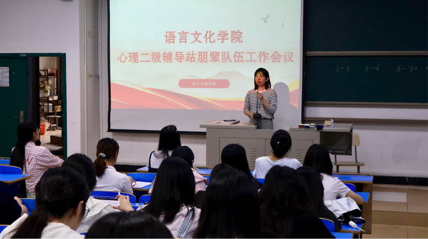 公司召开心理二级辅导站朋辈队伍工作会议